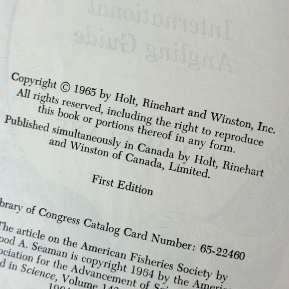 1965 McClanes Standard Fishing Encyclopedia Guide 1st Edition 1057 Pages HC Book - Picture 2 of 15